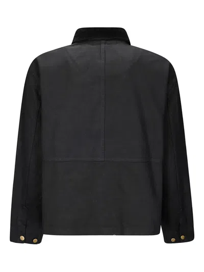Brain Dead Boxy Cropped Jacket With Textured Details
