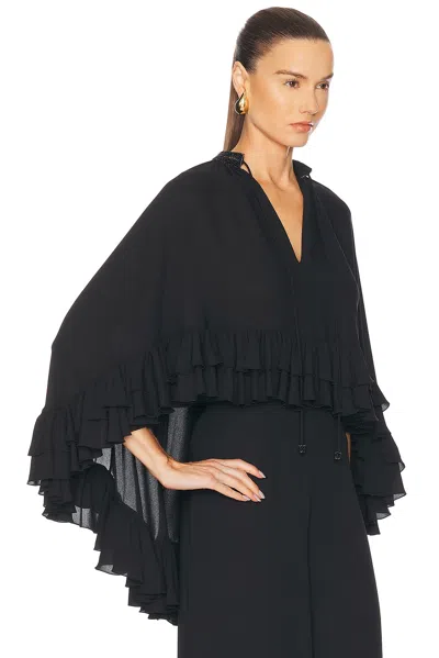 Alexis Cortese Ruffled Blouse In Black