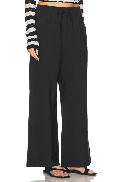 House Of Dagmar Drawstring Trousers In Black