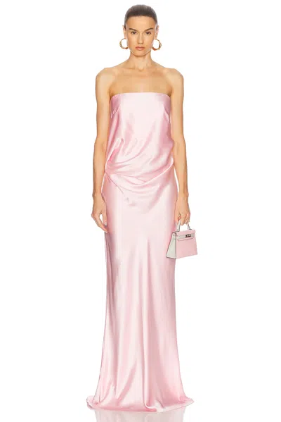 The Sei Draped Strapless Gown