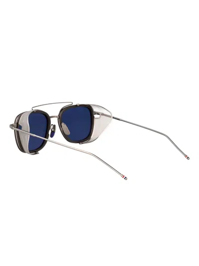 Thom Browne Square-frame Sunglasses In Brown