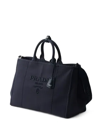 Prada Mens Grey Brand-plaque Saffiano Leather Shoulder Bag