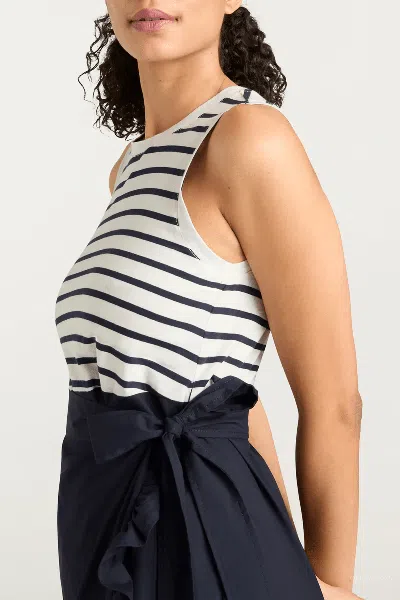 Cinq À Sept Mahlia Stripe Ruffle Minidress