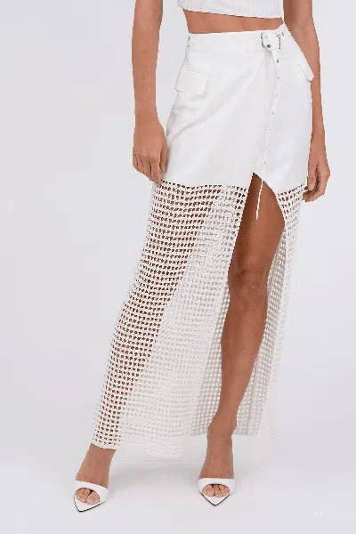 Nonchalant Label Tyra Maxi Skirt In White