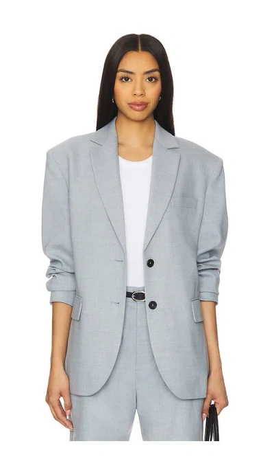 Anine Bing Quinn Blazer In Blue