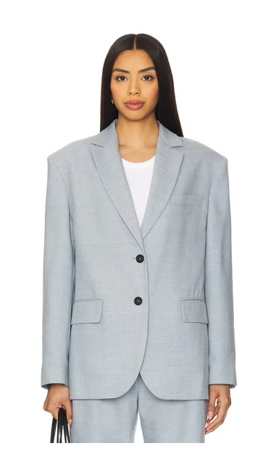 Anine Bing Quinn Blazer In Blue