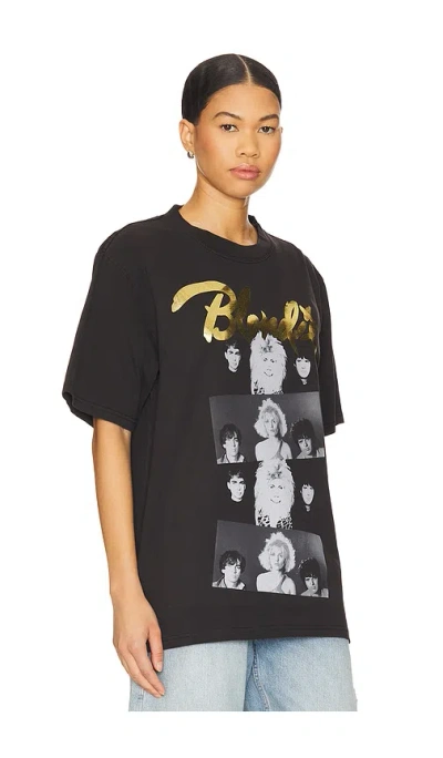 Philcos Blondie Gold Boxy Tee In Black