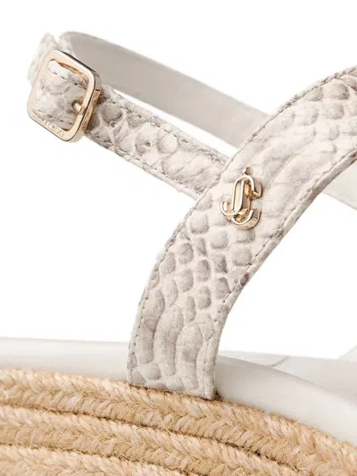 Jimmy Choo Theia Wedge 60 In Neutral