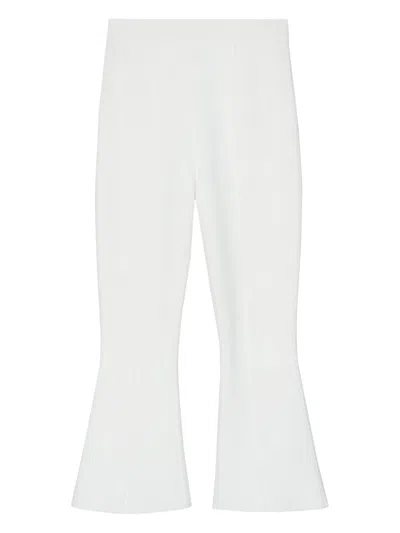3.1 Phillip Lim Compact Cropped Kickflare Pant In Ivory