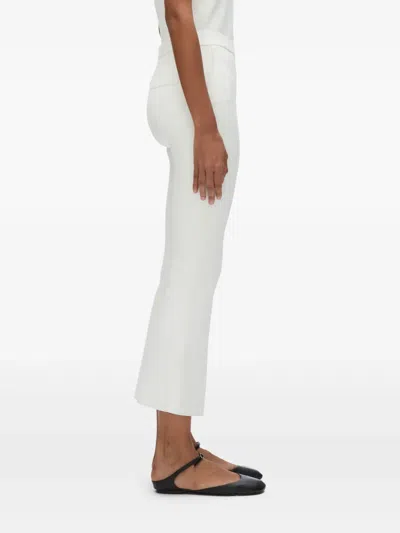 3.1 Phillip Lim Compact Cropped Kickflare Pant In Ivory