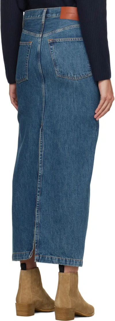 Wardrobe.nyc Wardrobe. Nyc Denim Column Skirt Indigo