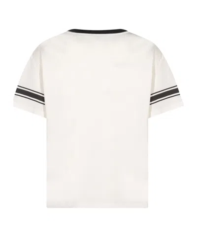 Celine Logo Short-sleeved T-shirt In White