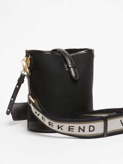 Weekend Max Mara Small Canvas Bucket Bag