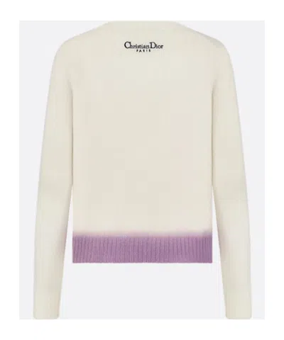Dior Embroidered Sweater In Multi