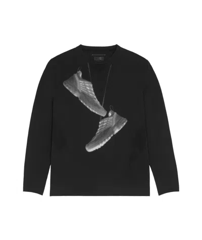 Mm6 Maison Margiela Mm6 X Salomon Edition Sneaker Print T-shirt Black