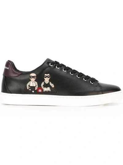 Shop Dolce & Gabbana Designers Patch Sneakers