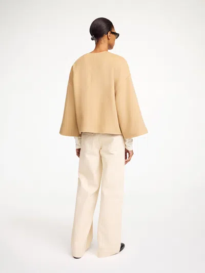 By Malene Birger Jacquie Wool Jacket In Sand