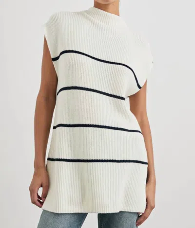 Rails Etta Top In Ivory Navy Stripe