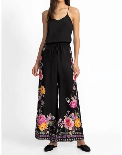 Johnny Was Plus Frankie Easy Silk-blend Pant In Black