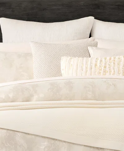 Donna Karan Home Beaded Netting Decorative Pillow, 18" X 18"