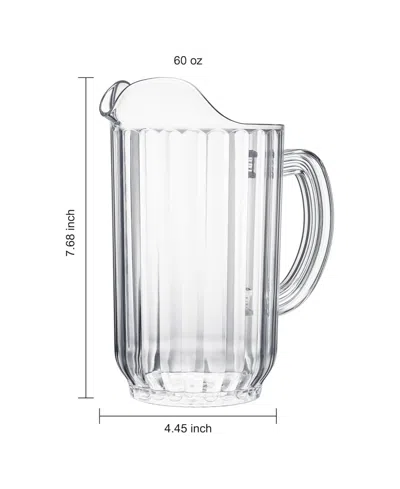 The Wine Savant Classic Beer Beverage Pitchers, Set Of 2