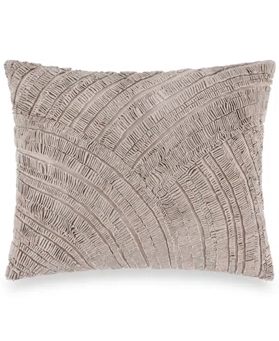 Donna Karan Home Foil Printed And Textured Decorative Pillow, 16" X 20"