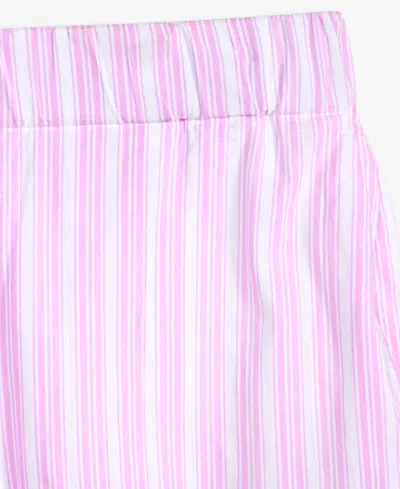 On 34th Women's Multi Stripe Pull-on Shorts, Exclusively At Macy's In Pink