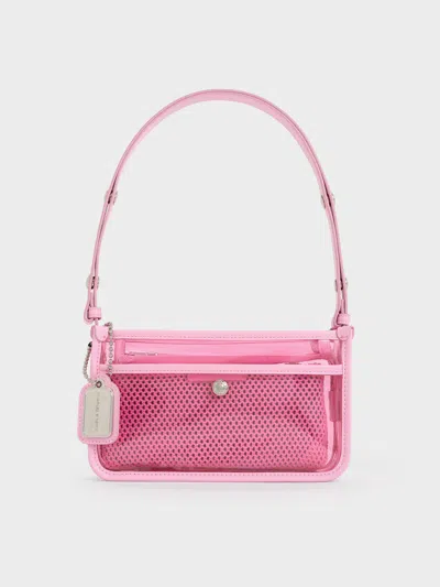 Charles & Keith - Norah See-through Mesh Shoulder Bag