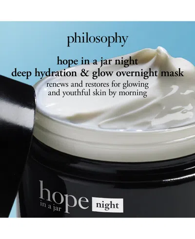 Philosophy Di Lorenzo Serafini Hope In A Jar Deep Hydration & Glow Overnight Mask