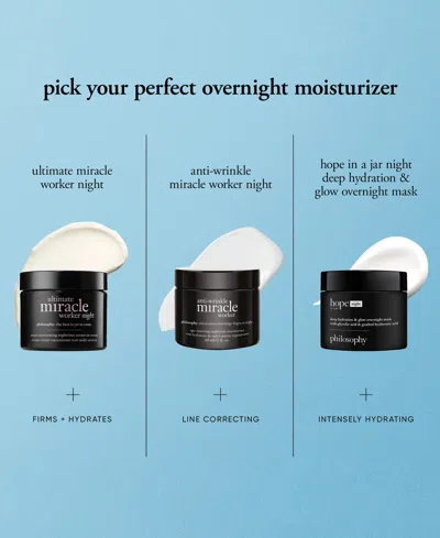 Philosophy Di Lorenzo Serafini Hope In A Jar Deep Hydration & Glow Overnight Mask