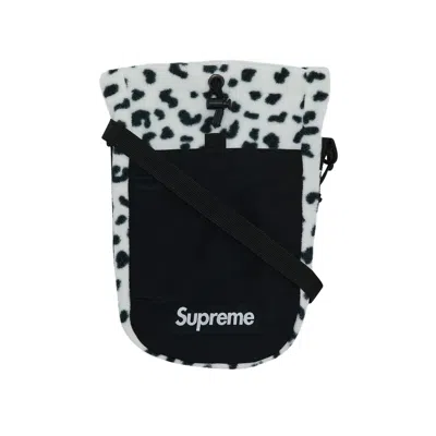 Pre-owned Supreme Polartec Sling Bag 'leopard'
