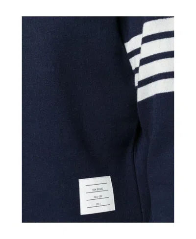 Thom Browne Classic 4-bar Sweatshirt In Blue