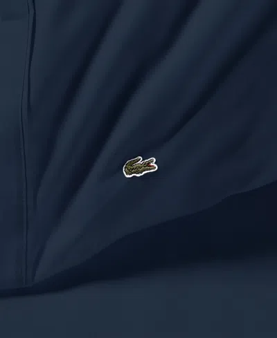 Lacoste Home Solid Cotton Percale Sheet Set, Twin