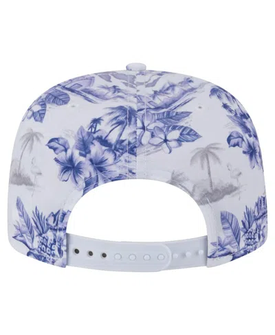 New Era Men's White Detroit Tigers Printed Island Golfer Snapback Hat