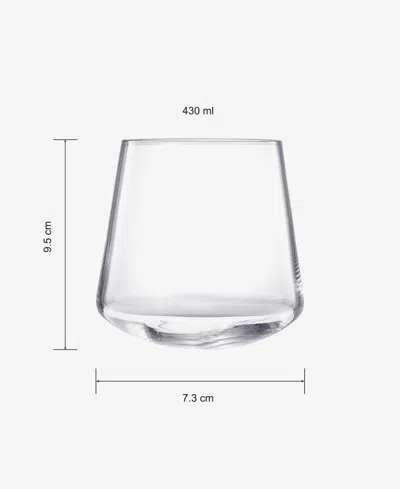The Wine Savant Rotating Stemless Wine Glasses, Set Of 2