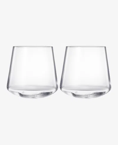 The Wine Savant Rotating Stemless Wine Glasses, Set Of 2