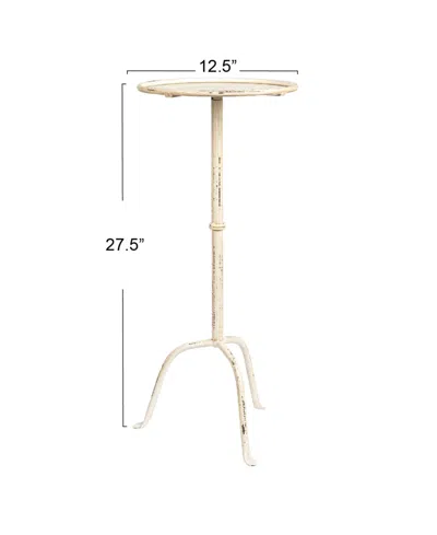 Creative Co-op 12.3" Metal Martini Cocktail Table