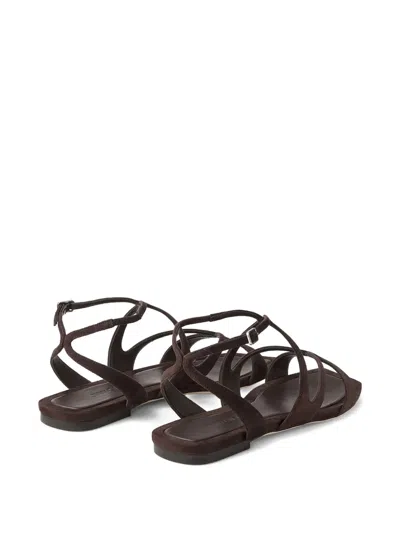 Jimmy Choo Ayla Suede Flat Sandals