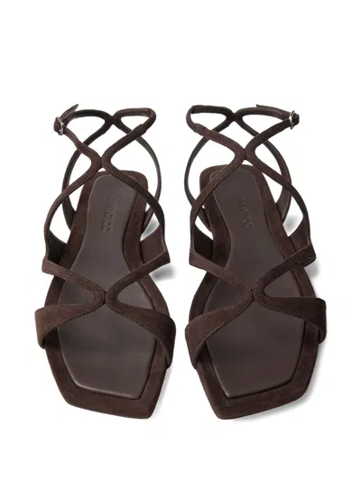 Jimmy Choo Ayla Suede Flat Sandals