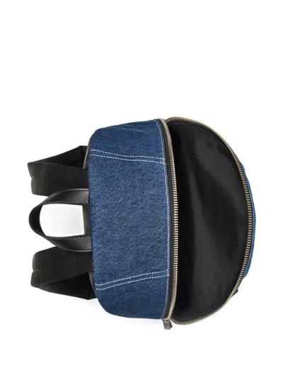 Marc Jacobs The Large Backpack Backpack In Blue Cotton