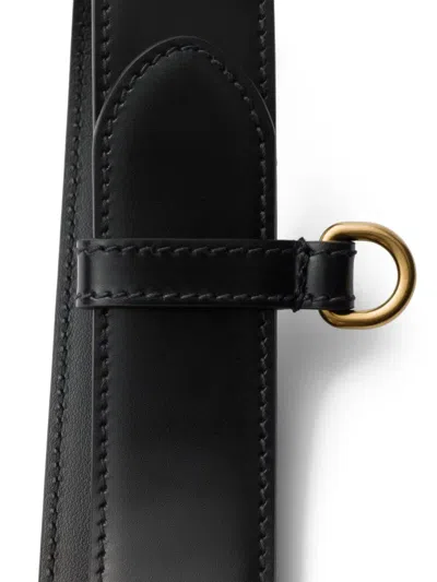 Prada Buckle Calf Leather Belt