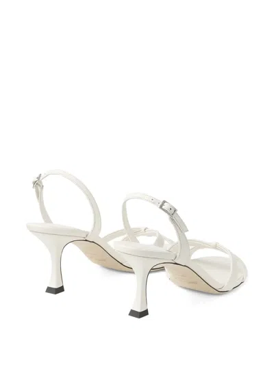 Jimmy Choo Off-white Elsy 70 Heeled Sandals In Multi