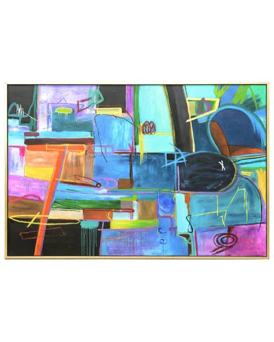 Harp & Finial Boundless Framed Canvas Art With 1.5in Frame