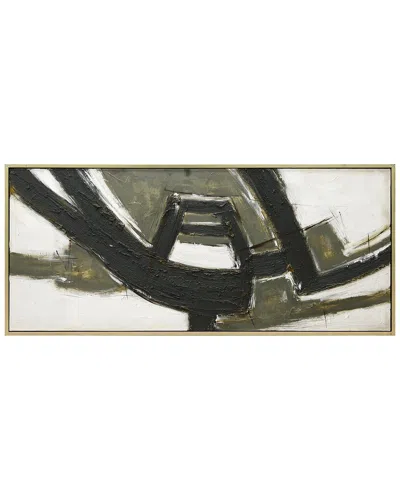 Harp & Finial Connection Ii Framed Canvas Art With 1.5in Frame