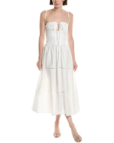 70/21 Maxi Dress In White