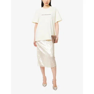 Stella Mccartney Organic Cotton T-shirt In White