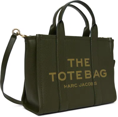 Marc Jacobs Borsa A Mano The Leather Small Tote Bag Forest