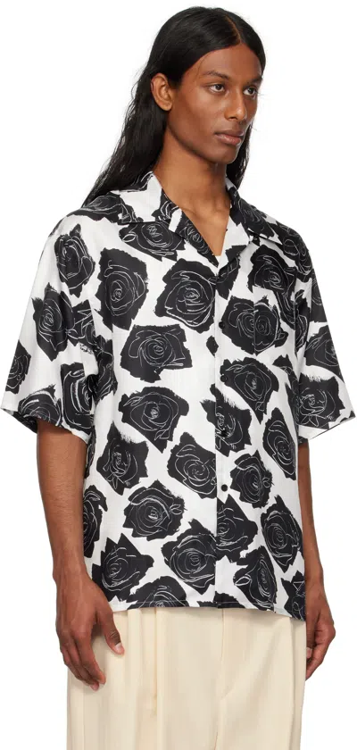 Marni Pocket Floral Short Sleeves Shirt In Multi