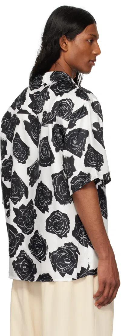 Marni Pocket Floral Short Sleeves Shirt In Multi