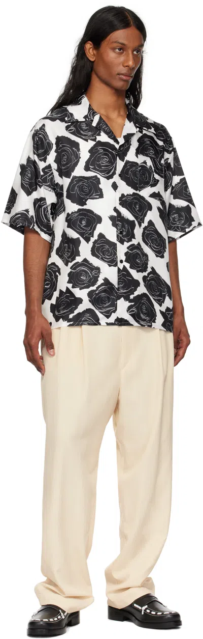 Marni Pocket Floral Short Sleeves Shirt In Multi